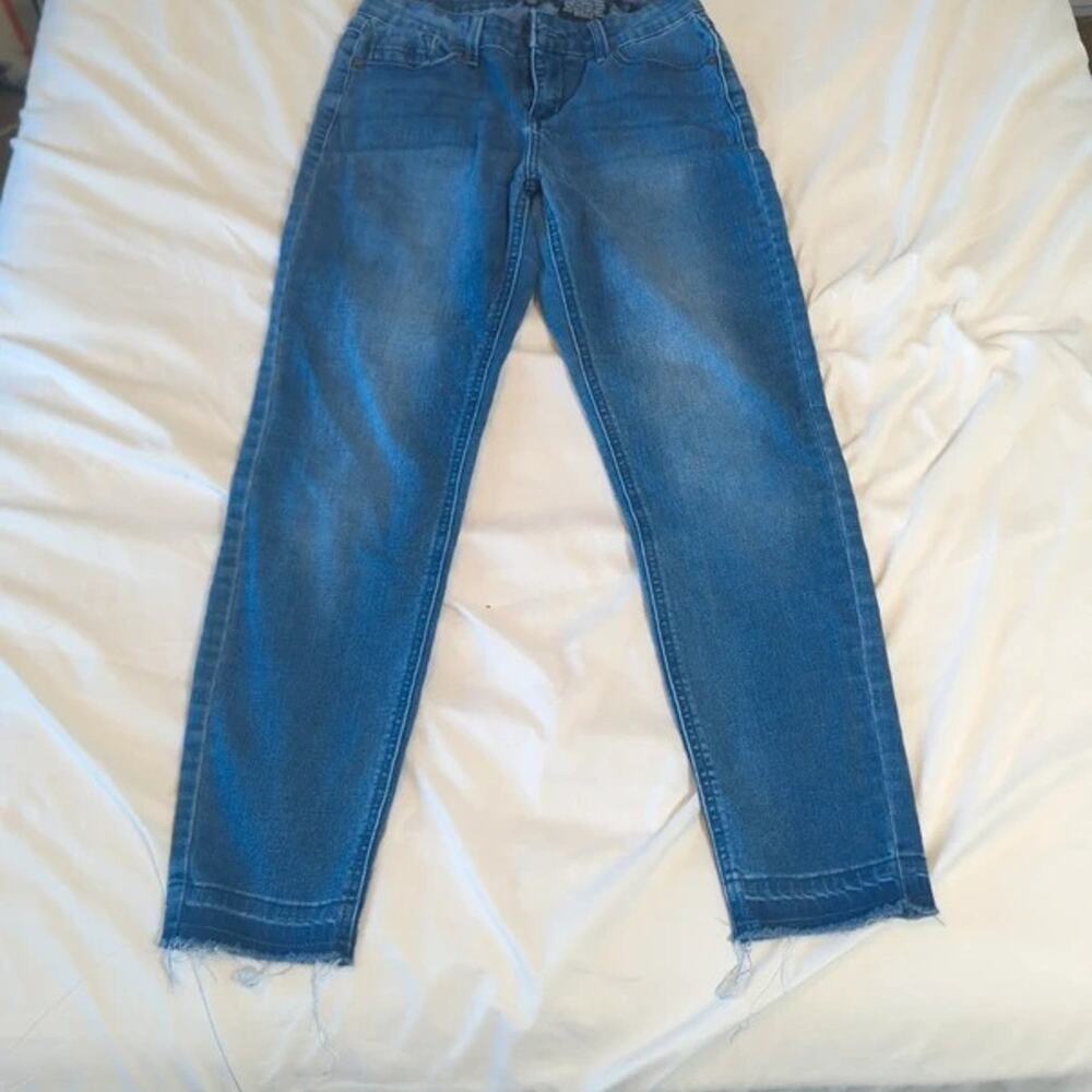Kenneth Cole Girls Skinny Jeans – Size 4 Unhemmed Stretch Denim